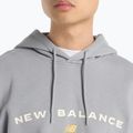 Мъжки New Balance Reimagine Fleece Hraphic Hoody slategrey суитшърт 5