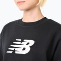 Дамски суитшърт New Balance Sport Fleece Logo Crew черен 4
