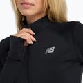 Дамски суитшърт за бягане New Balance Harmony Half Zip black 4