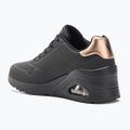 Дамски обувки SKECHERS Uno Wedge Hi Steps black/rose gold 3