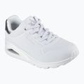 Дамски ботуши SKECHERS Uno Shimmer Away white/silver 8