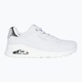 Дамски ботуши SKECHERS Uno Shimmer Away white/silver 9