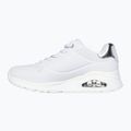 Дамски ботуши SKECHERS Uno Shimmer Away white/silver 10