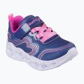 Детски обувки SKECHERS Heart Lights Retro Hearts navy leather/multi trim 9