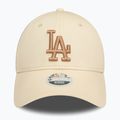 Дамска бейзболна шапка New Era Wmns Le 940 La Dodgers light beige 3