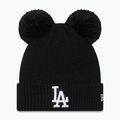 Дамска зимна шапка New Era Wmns Double Pom La Dodgers black