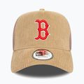 Бейзболна шапка New Era Cord Trucker Red Sox med beige 3