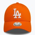 Дамска бейзболна шапка New Era League Essential 9FORTY Los Angeles Dodgers оранжева 3