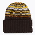 Дамска зимна шапка New Era Rail Isle Cuff Knit Beanie dark brown