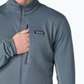 Мъжки суитшърт Patagonia R1 Hybrid utility blue fleece 7