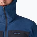 Мъжко софтшел яке Patagonia R2 TechFace Hoody clement blue 6