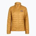 Дамско подплатено яке Patagonia Nano Puff smolder talon gold