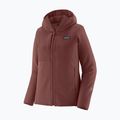 Дамско софтшел яке Patagonia R2 CrossStrata Hoody dark ruby