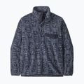 Мъжки суитшърт за трекинг Patagonia LW Synch Snap-T P / O flow: sunken blue 3