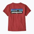 Дамска тениска Patagonia P-6 Logo Responsibili-Tee potters red 4