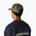 Шапка с козирка Patagonia P-6 Logo LoPro Trucker birch white 3