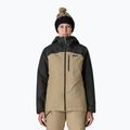 Дамско яке за дъжд Patagonia Insulated Powder Town oar tan