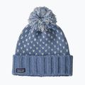 Зимна шапка Patagonia Snowbelle offset dot: barnacle blue