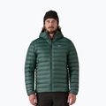 Мъжко пухено яке Patagonia Down Sweater Hoody cascade green