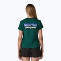 Дамска тениска Patagonia P-6 Logo Responsibili-Tee cascade green 2