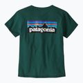 Дамска тениска Patagonia P-6 Logo Responsibili-Tee cascade green 4