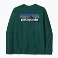 Мъжка блуза с дълъг ръкав Patagonia P-6 Logo Responsibili cascade green 2