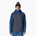 Мъжко яке за дъжд Patagonia Insulated Powder Town smolder blue w / clement blue