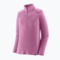 Дамски суитшърт Patagonia Cap Termal Weight Zip Neck brisk purple