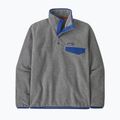 Мъжки суитшърт за трекинг Patagonia LW Synch Snap-T P / O nickel w / clement blue