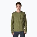 Мъжка блуза с дълъг ръкав Patagonia Capilene Cool Sun caper green/buckhorn green x-dye