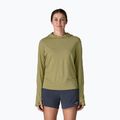 Дамски суитшърт Patagonia Capilene Cool Sun Hoody gumtree green/light gumtree green x-dye