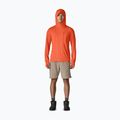 Мъжки суитшърт Patagonia Capilene Cool Sun Hoody coal orange/light coal orange x-dye 2