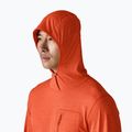 Мъжки суитшърт Patagonia Capilene Cool Sun Hoody coal orange/light coal orange x-dye 5