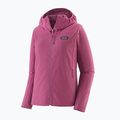 Дамско софтшел яке Patagonia R1 CrossStrata Hoody faded magenta