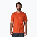 Мъжка тениска Patagonia Cap Cool Merino Blend Graphic Shirt heritage header/coal orange