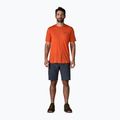 Мъжка тениска Patagonia Cap Cool Merino Blend Graphic Shirt heritage header/coal orange 4