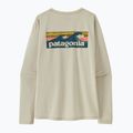 Дамска блуза с дълъг ръкав Patagonia Capilene Cool Daily Shirt - Boardshort Logo dyno white 2