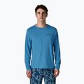 Мъжка блуза с дълъг ръкав Patagonia Capilene Cool Daily - Boardshort Logo shore blue/light shore blue x-dye