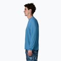 Мъжка блуза с дълъг ръкав Patagonia Capilene Cool Daily - Boardshort Logo shore blue/light shore blue x-dye 4