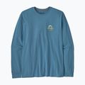 Мъжка блуза с дълъг ръкав за трекинг Patagonia Great Waves Responsibili Tee shore blue 5