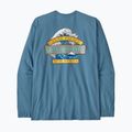 Мъжка блуза с дълъг ръкав за трекинг Patagonia Great Waves Responsibili Tee shore blue 6