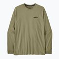 Мъжка блуза с дълъг ръкав Patagonia P-6 Logo Responsibili p-6 outline/gumtree green