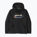 Мъжки суитшърт Patagonia '95 Oval Logo Uprisal Hoody Black: Kaleido