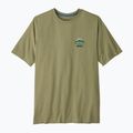Мъжка тениска за трекинг Patagonia Great Waves Responsibili Tee gumtree green