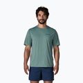 Мъжка тениска Patagonia Capilene Cool Daily - Boardshort Logo blue sage/light blue sage x-dye