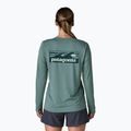 Дамска блуза с дълъг ръкав Patagonia Capilene Cool Daily Shirt - Boardshort Logo blue sage/light blue sage x-dye 3