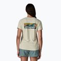 Дамска тениска Patagonia Capilene Cool Daily Shirt - Boardshort Logo dyno white 3