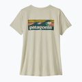 Дамска тениска Patagonia Capilene Cool Daily Shirt - Boardshort Logo dyno white 6