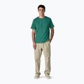 Мъжка тениска Patagonia P-6 Logo gem green 2