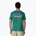 Мъжка тениска Patagonia P-6 Logo gem green 3